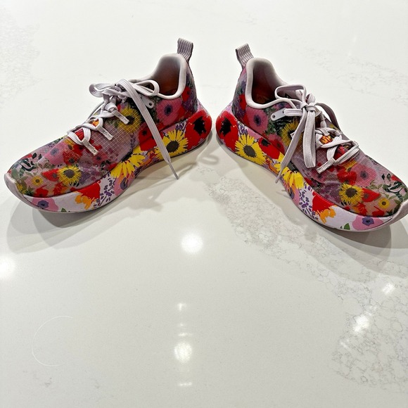 NOBULL Superbloom Rip Stop Runner Floral M 6.5/W 8 Athletic Sneakers - Picture 4 of 9